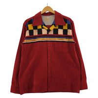 長袖シャツ STYLE EYES 1950s STYLE SPORTS SHIRT(M) M レッド