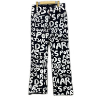 デニムパンツ ROADIE JEAN ペイント w30 38 ブラック