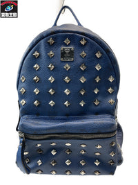 MCM スターク ヴィセトス スタッズバックパック ブルー