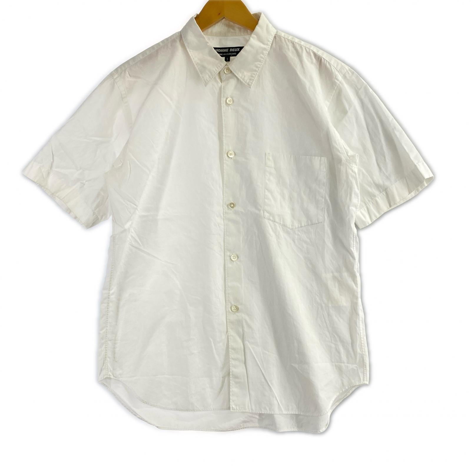 半袖シャツ HOMME DEUX 15SS 半袖シャツ S ホワイト