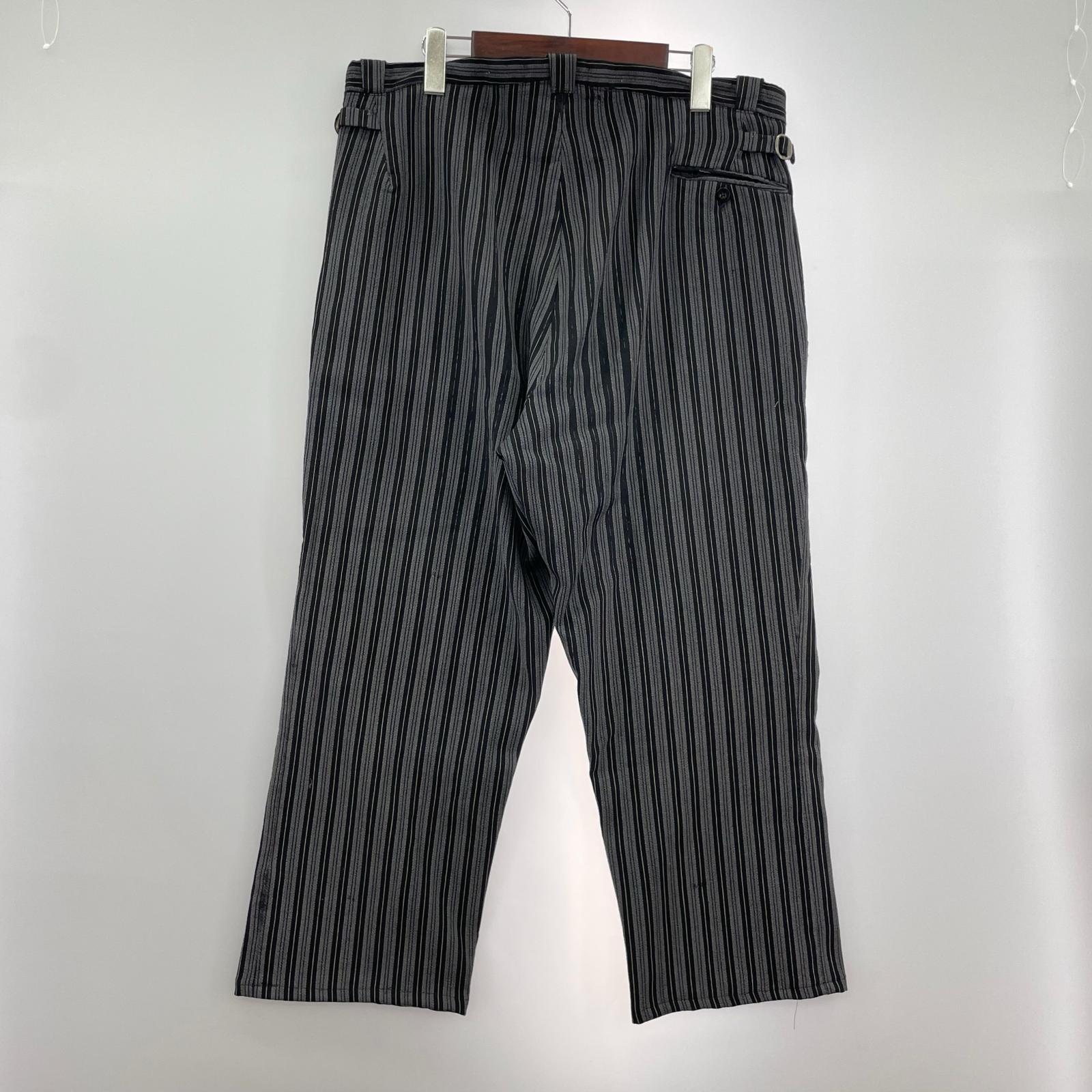 パンツ 40s ストライプファーマーパンツ