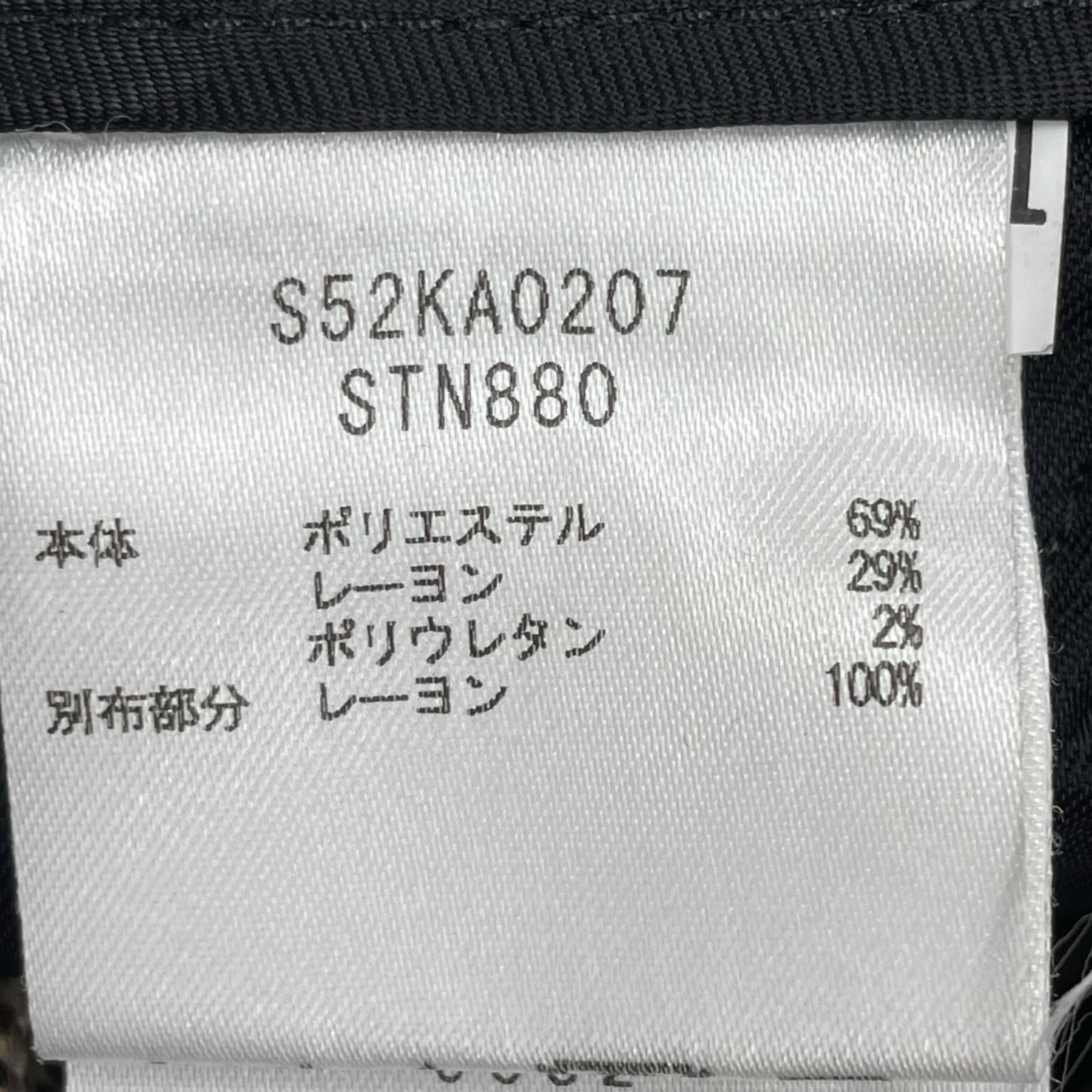 パンツ チェック切替スラックス BEG 38