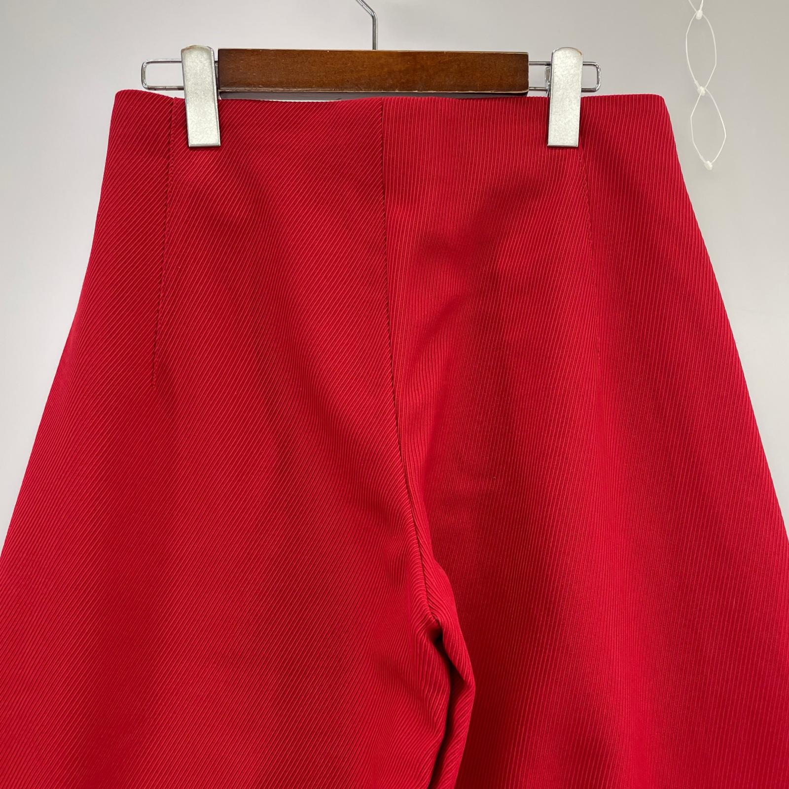 パンツ OVERCOAT ワイドパンツ RED 1 レッド