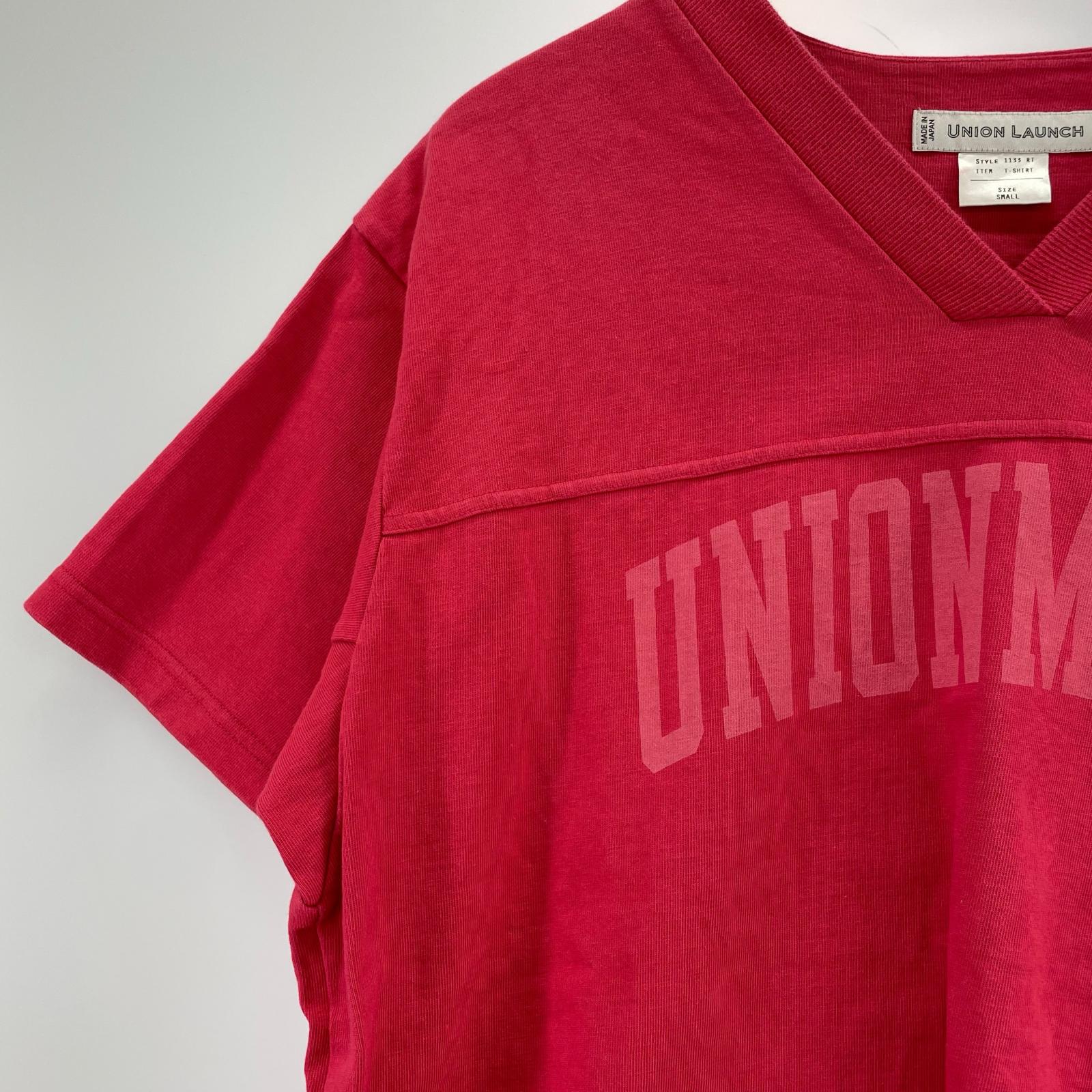 半袖Tシャツ UNIONMADE Vネックカットソー PNK S ピンク
