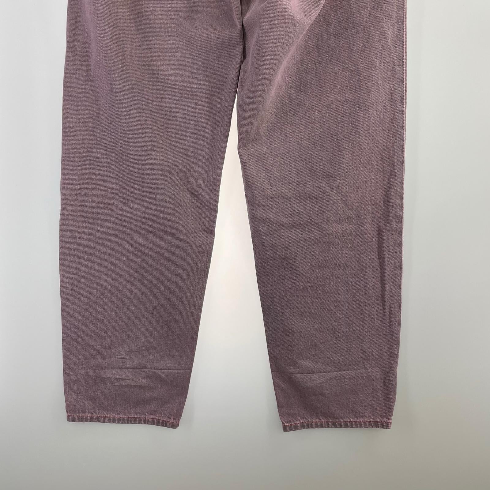 デニムパンツ ウォッシュドカラーデニムパンツ PUR (31) 26 ピンク