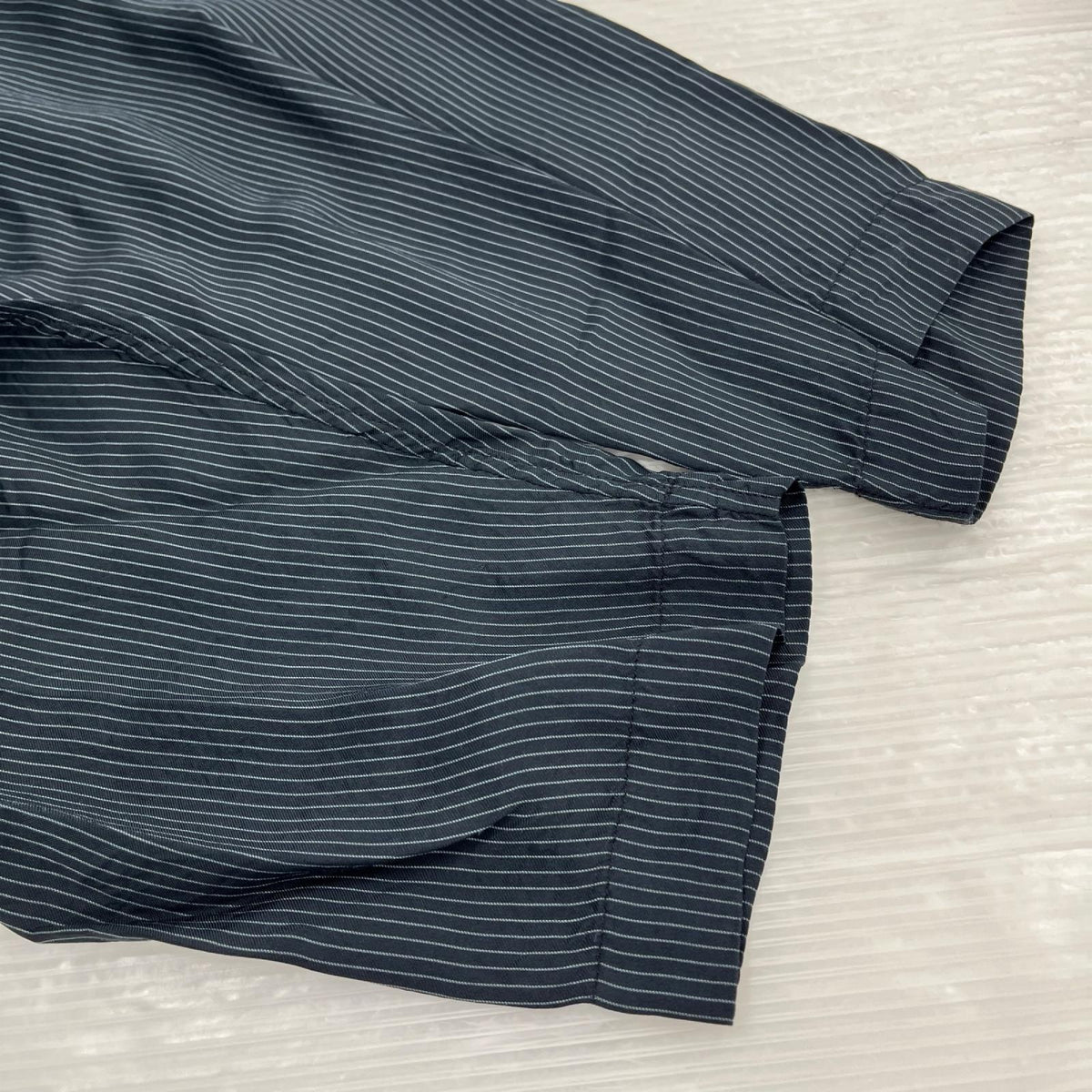 長袖Tシャツ POST SHIRT 袖切替 BLK (L) L ブラック