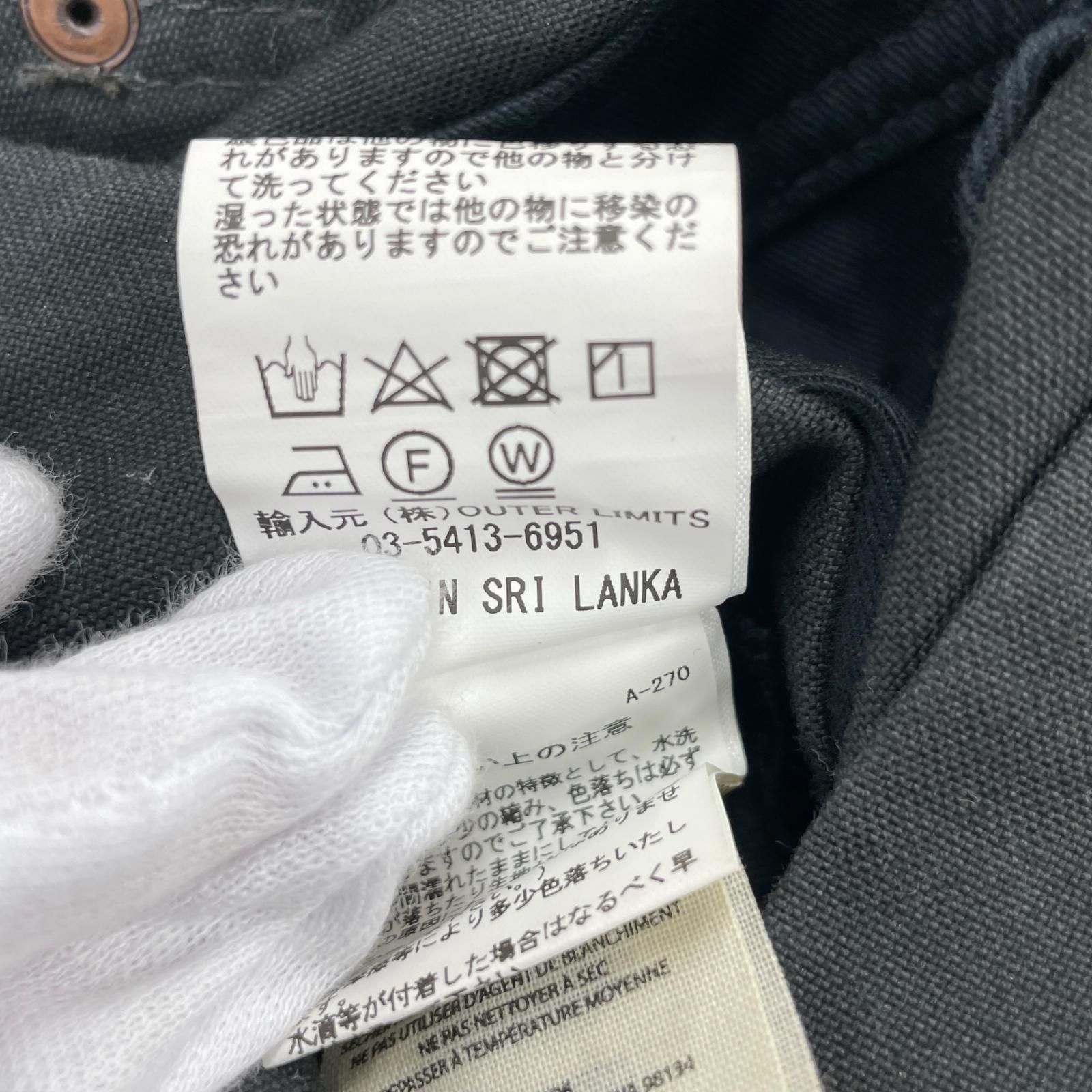 オーバーオール FILSON オーバーオール(34×34)黒 34 ブラック