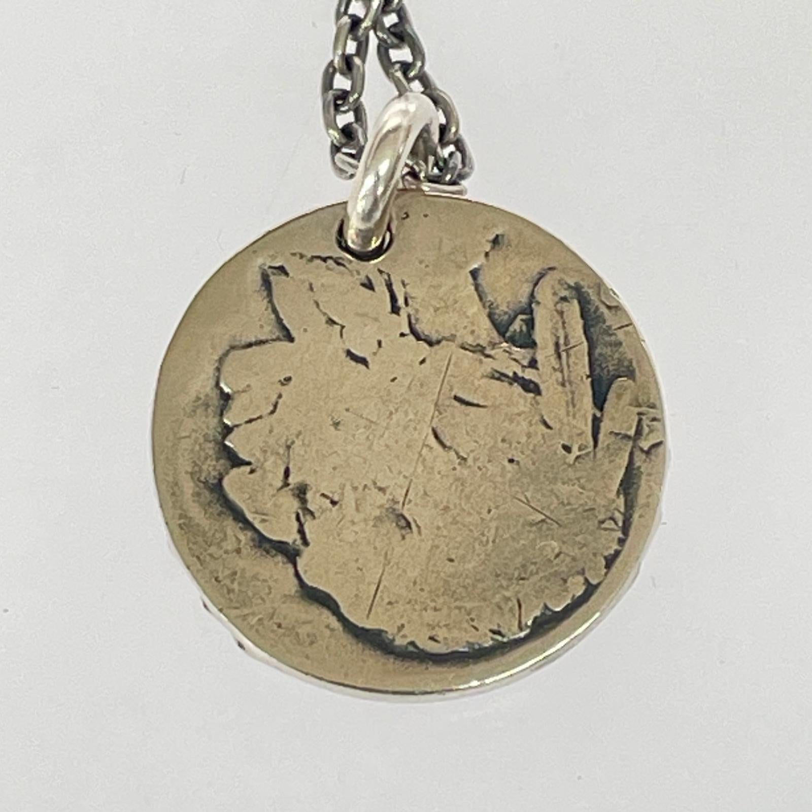 ネックレス USA コインネックレス シルバー