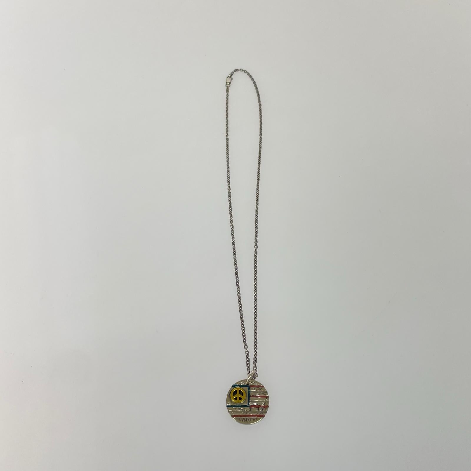 ネックレス USA コインネックレス シルバー