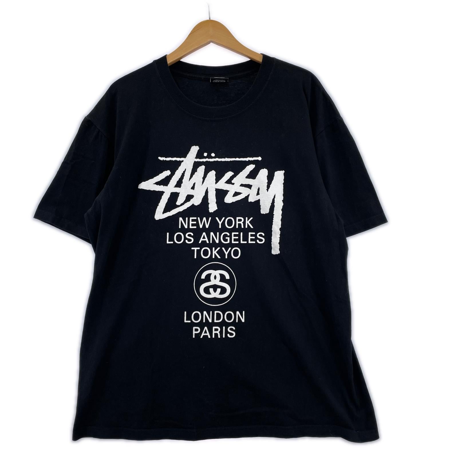 半袖Tシャツ ワールドツアーtee 黒 メキシコ製 XL ブラック