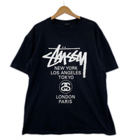 半袖Tシャツ ワールドツアーtee 黒 メキシコ製 XL ブラック