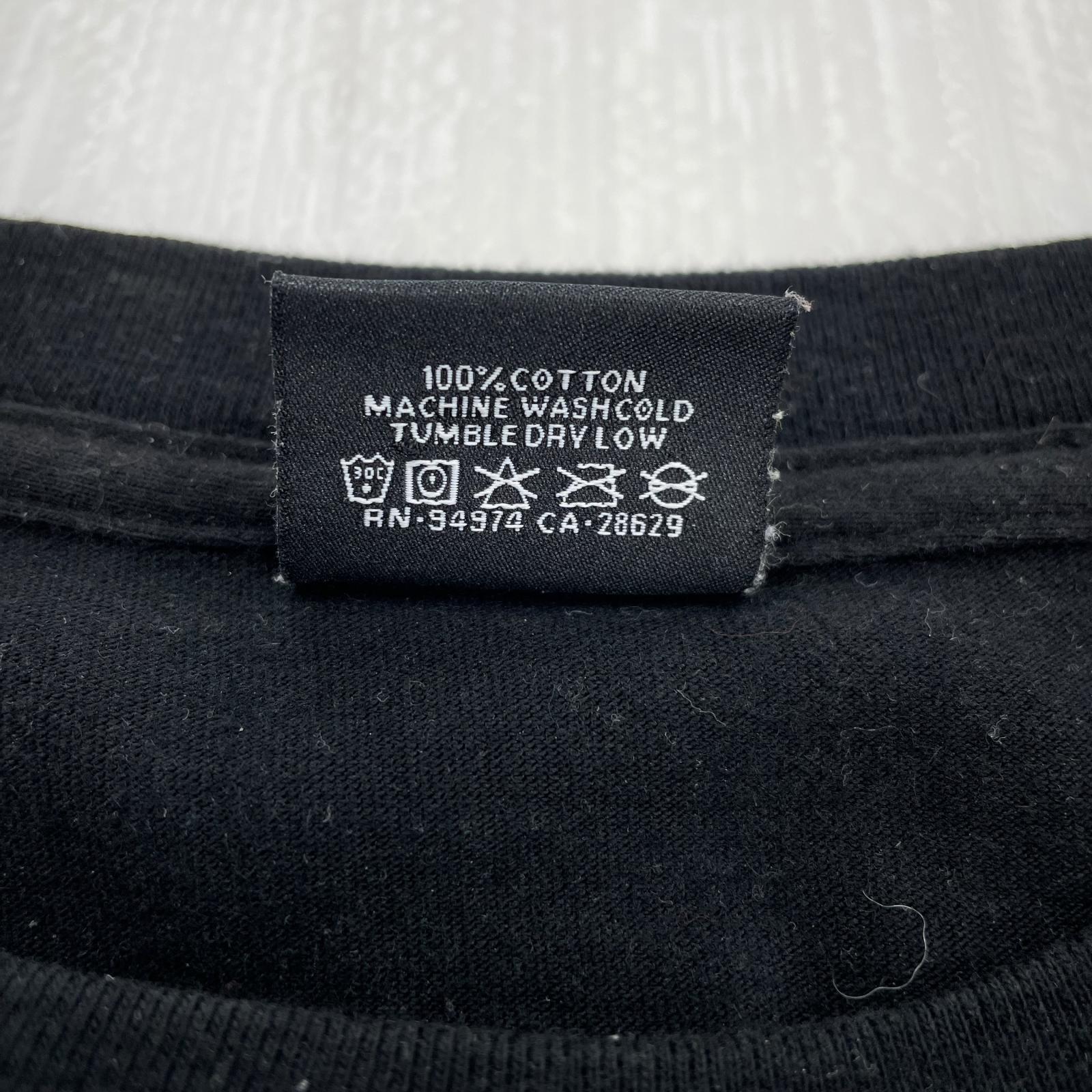半袖Tシャツ ワールドツアーtee 黒 メキシコ製 XL ブラック