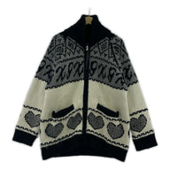 ジャケット ニット LOGO PATTEN NORDIC CARDIGAN