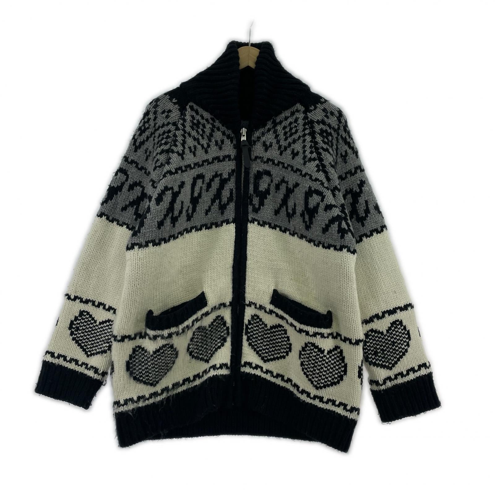 ジャケット ニット LOGO PATTEN NORDIC CARDIGAN