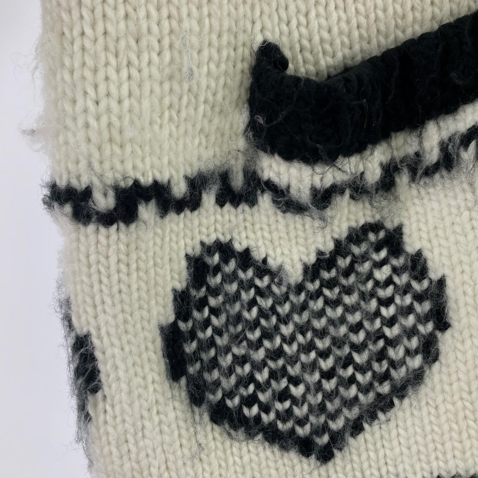 ジャケット ニット LOGO PATTEN NORDIC CARDIGAN