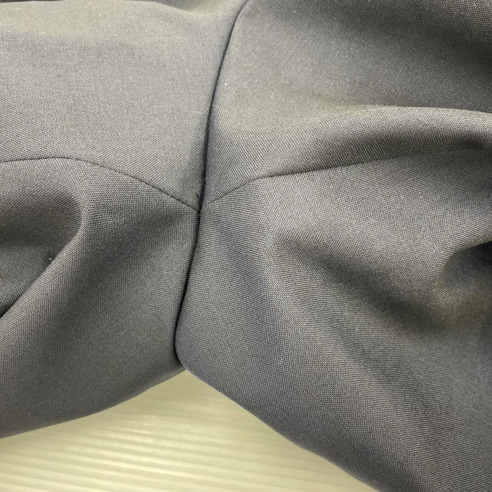 パンツ 25AW Wool mohair bonding wide pants 34 34 ネイビー