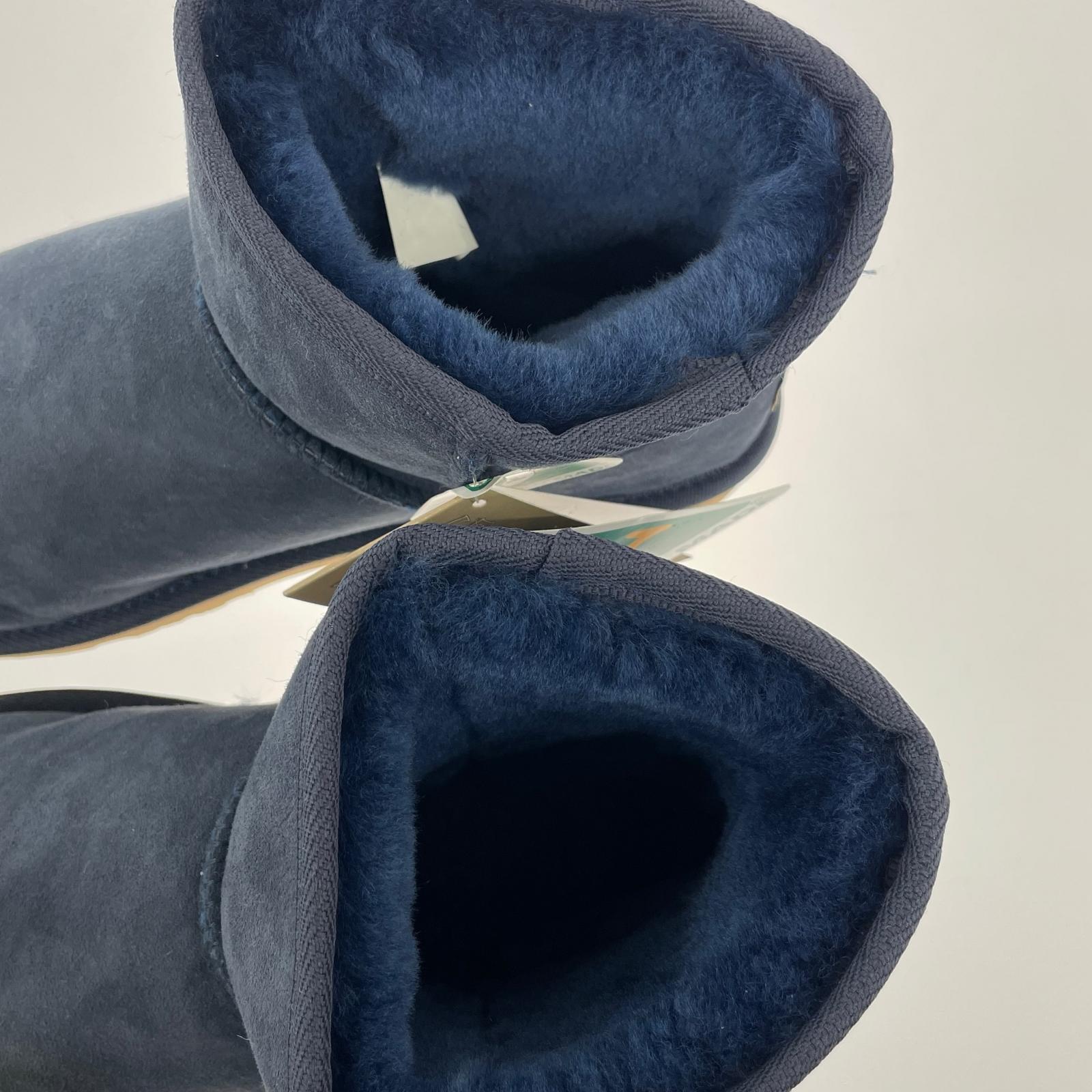 ブーツ ムートンブーツ ブルー ブルー