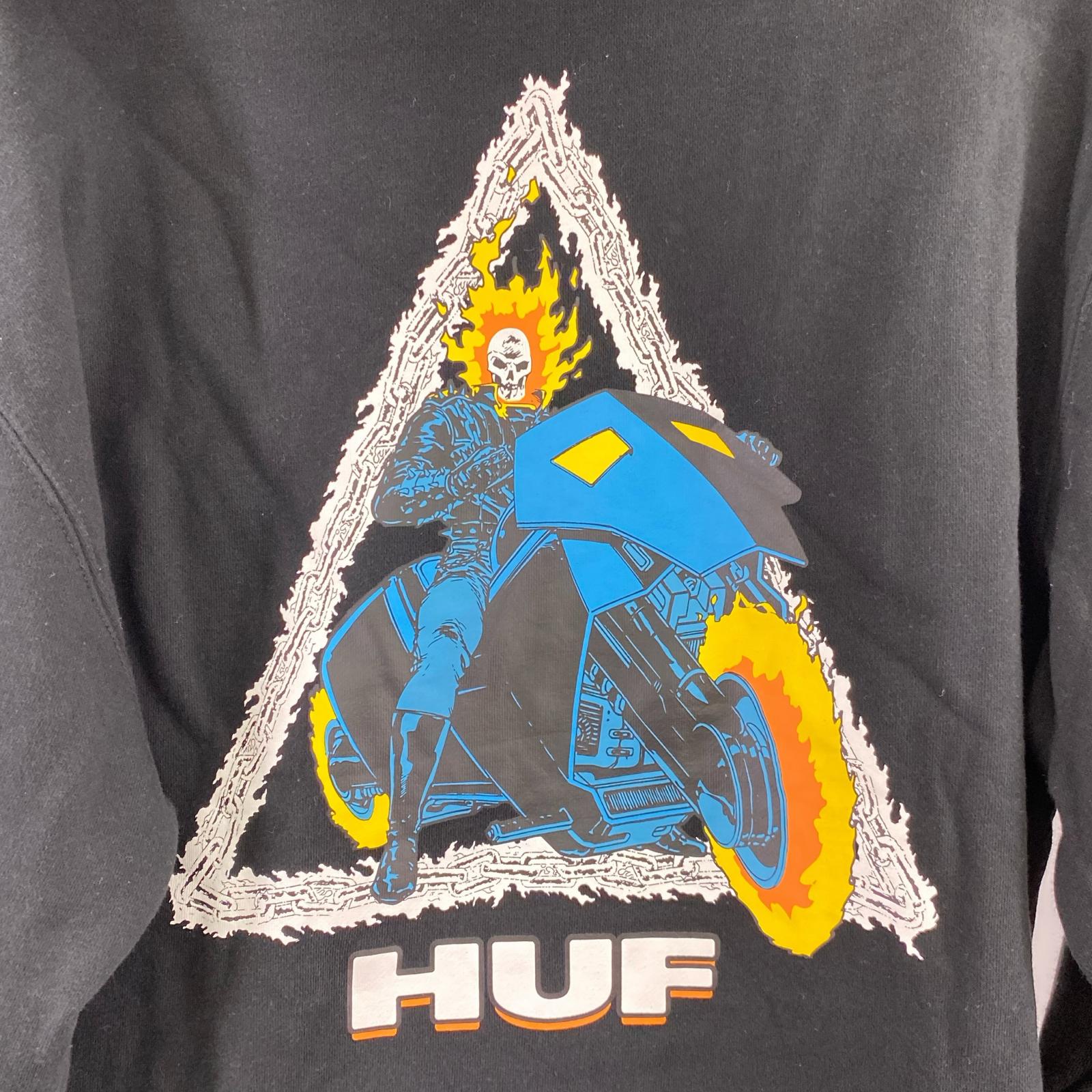パーカー MARVEL GHOST RIDER TT HOODIE /M/BLK M ブラック