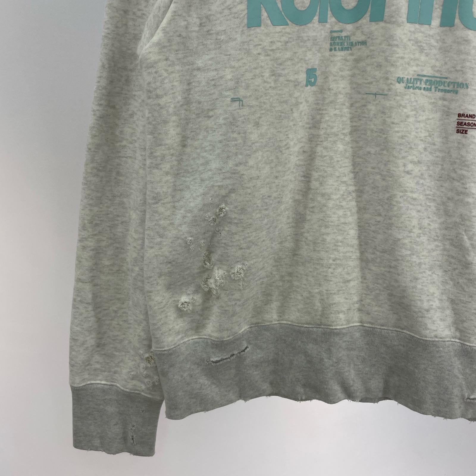 スウェット kolor inc.スウェット グレー(3) 3 グレー