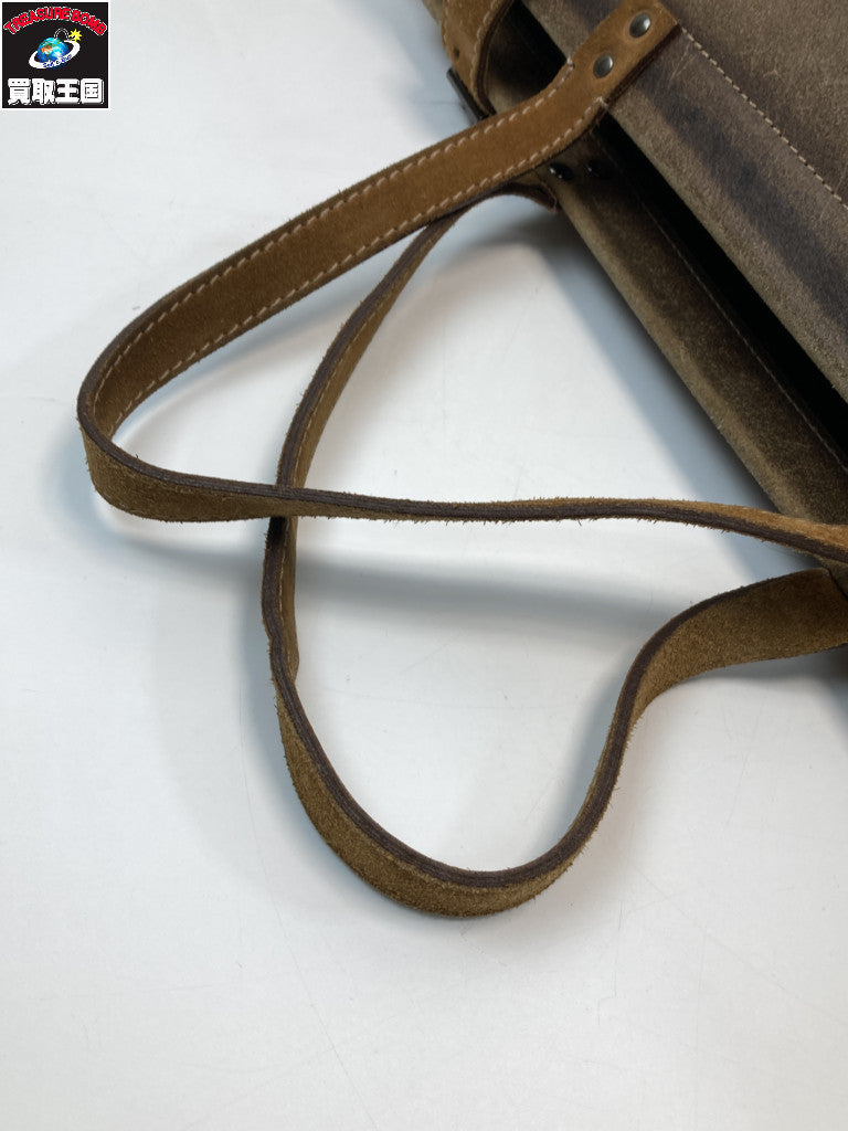 00s Leather large Tote BRW
