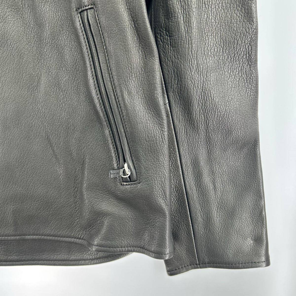 レザージャケット thank you robin アランジャケット ディアスキン 3 BLK ブラック