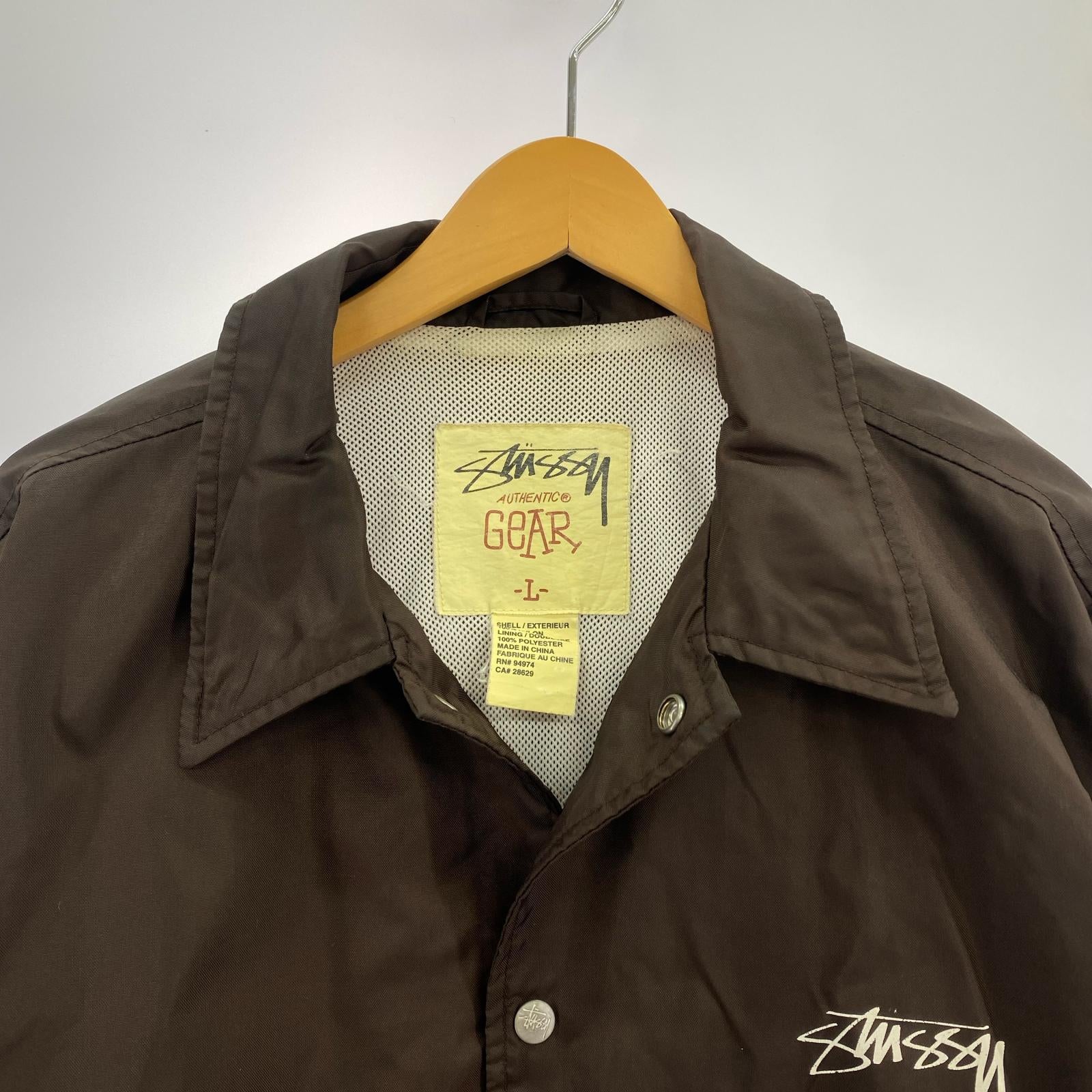 ジャケット 00s SURFMASN コーチジャケット L BRW L ブラウン