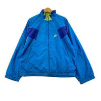 ジャケット 90s 銀タグ ナイロンジャケット BLU M M ブルー