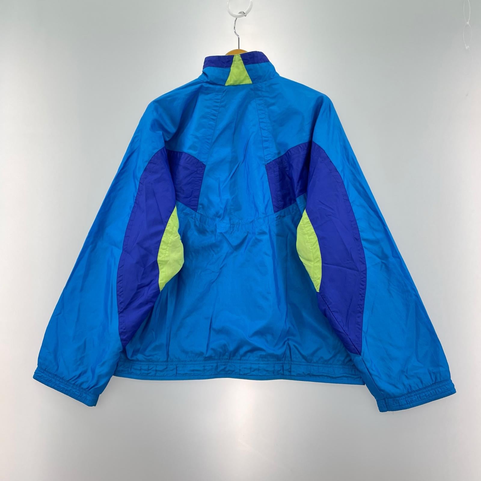 ジャケット 90s 銀タグ ナイロンジャケット BLU M M ブルー