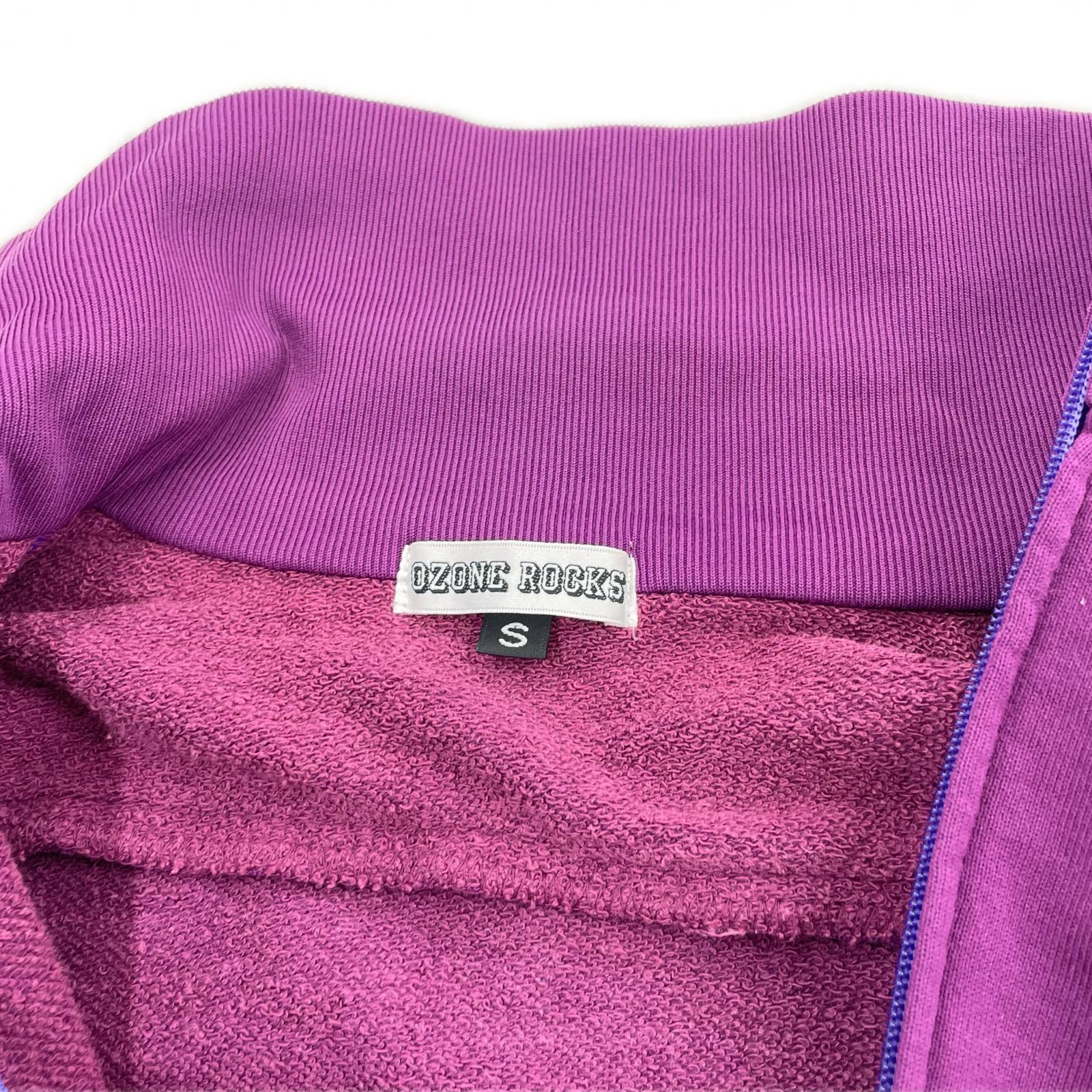 ジャケット OZONE ROCKS トラックジャケット PPL S S パープル