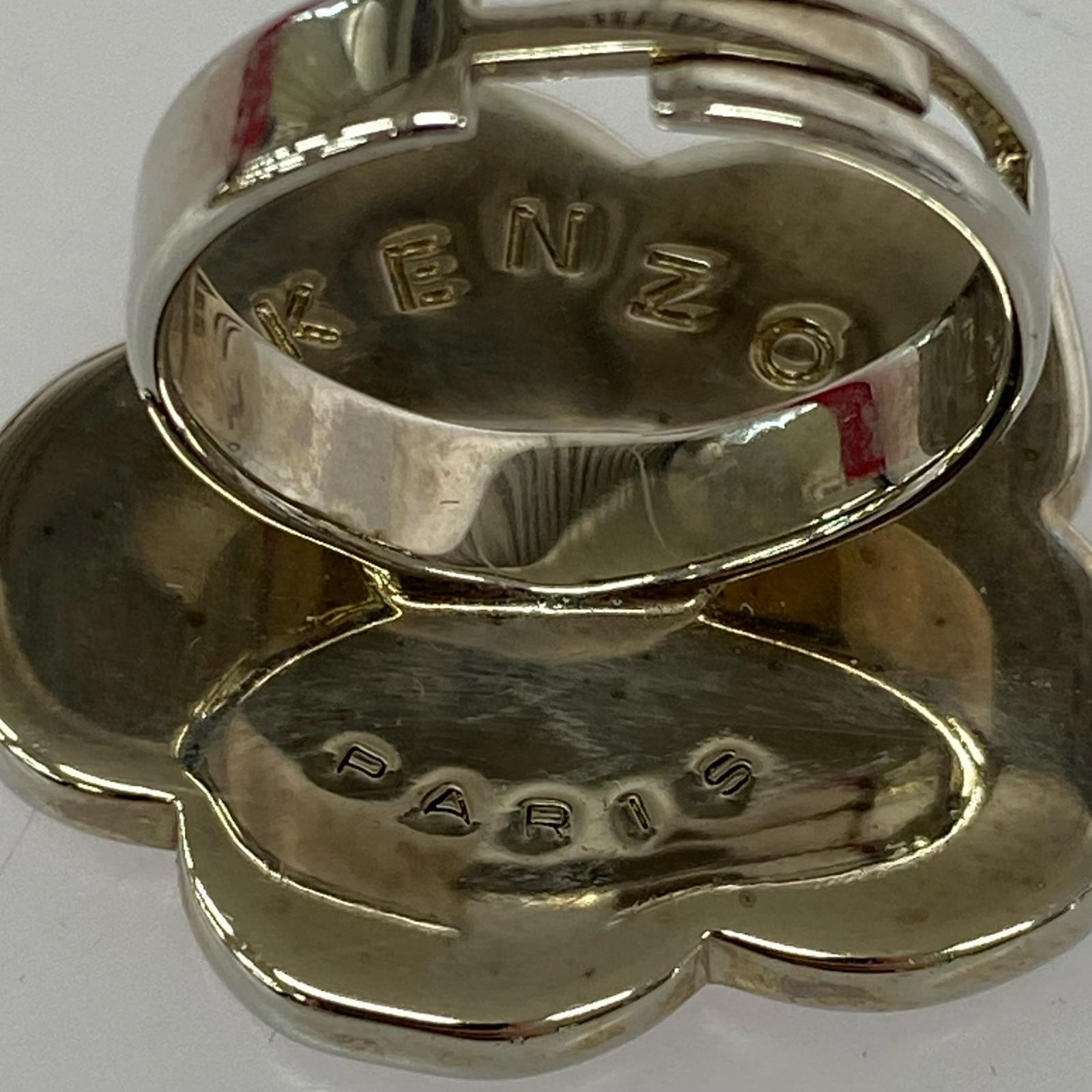 リング・指輪 KENZO Crest Boke Flower Ring フラワーリング #12 レッド