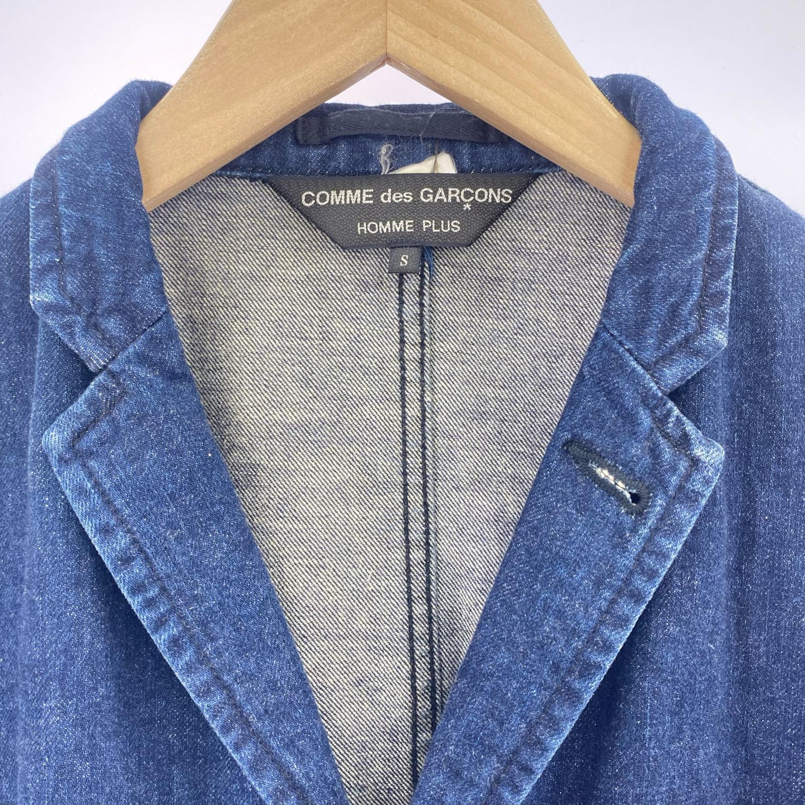テーラードジャケット HOMME PLUS デニムテーラードジャケット S