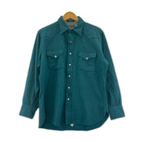 長袖シャツ 70s PENDLETON 米国製 緑 L L グリーン