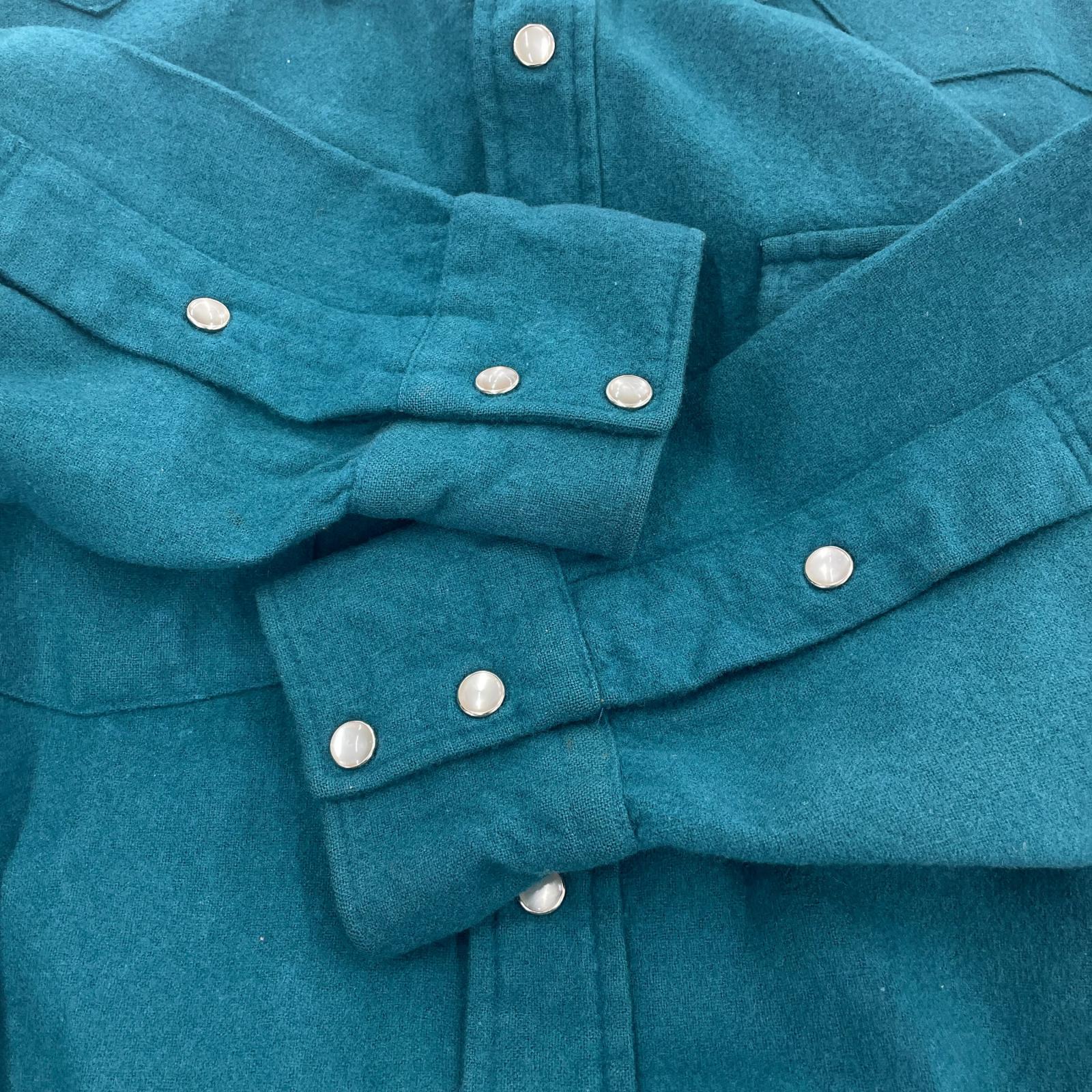 長袖シャツ 70s PENDLETON 米国製 緑 L L グリーン