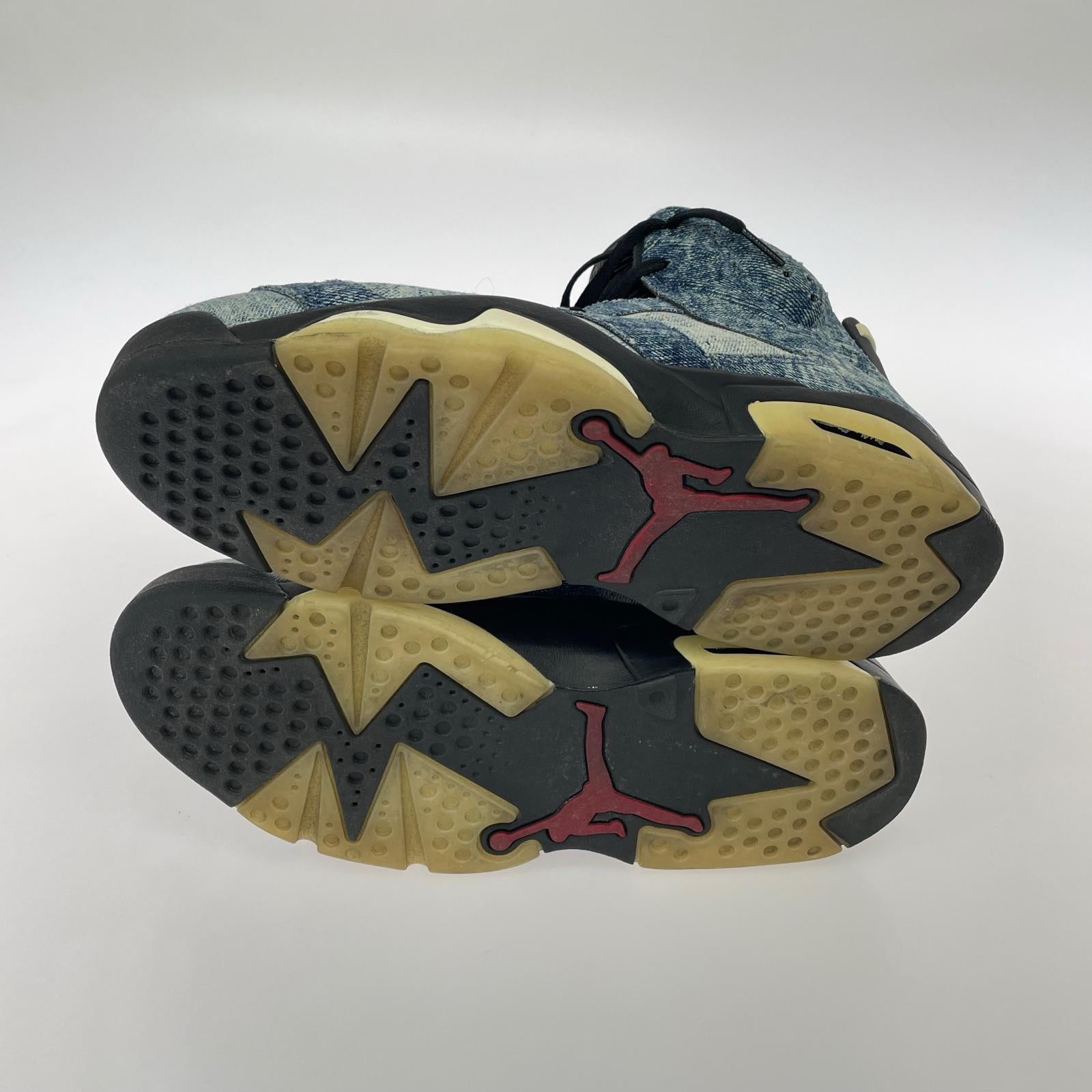 スニーカー Air Jordan 6 Washed Denim (28.0cm) CT5350-401 28cm (US10 UK9 1/2 EU46) ネイビー