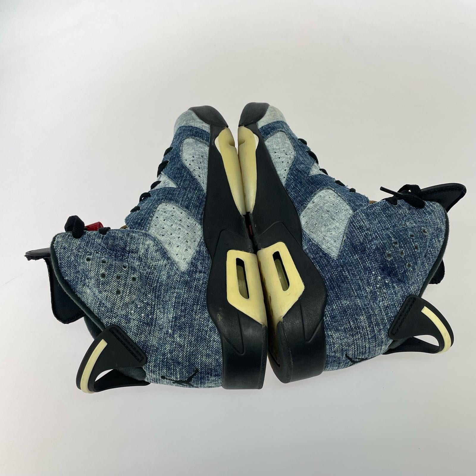 スニーカー Air Jordan 6 Washed Denim (28.0cm) CT5350-401 28cm (US10 UK9 1/2 EU46) ネイビー