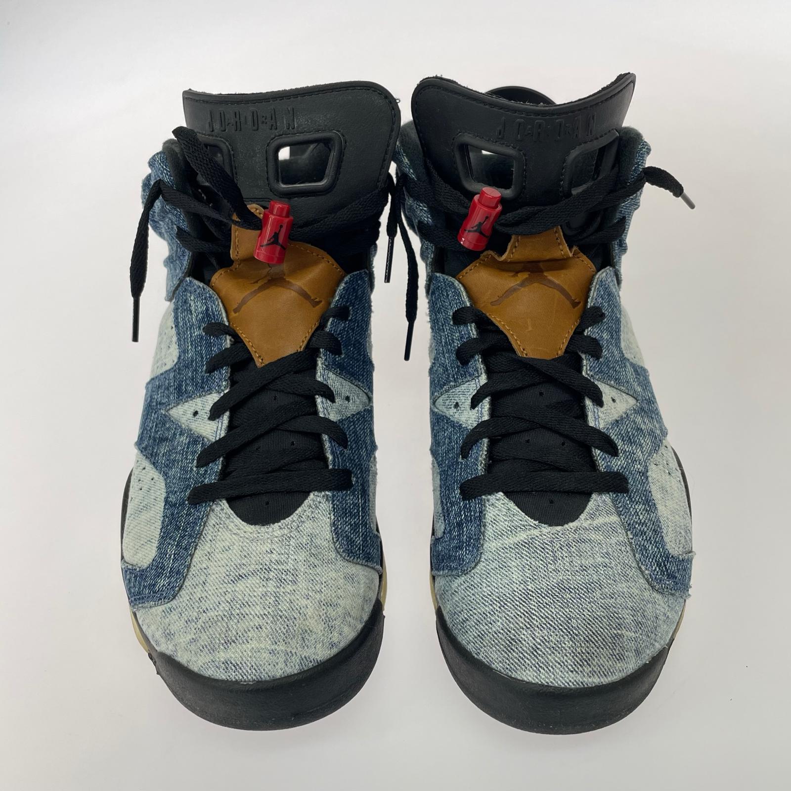 スニーカー Air Jordan 6 Washed Denim (28.0cm) CT5350-401 28cm (US10 UK9 1/2 EU46) ネイビー