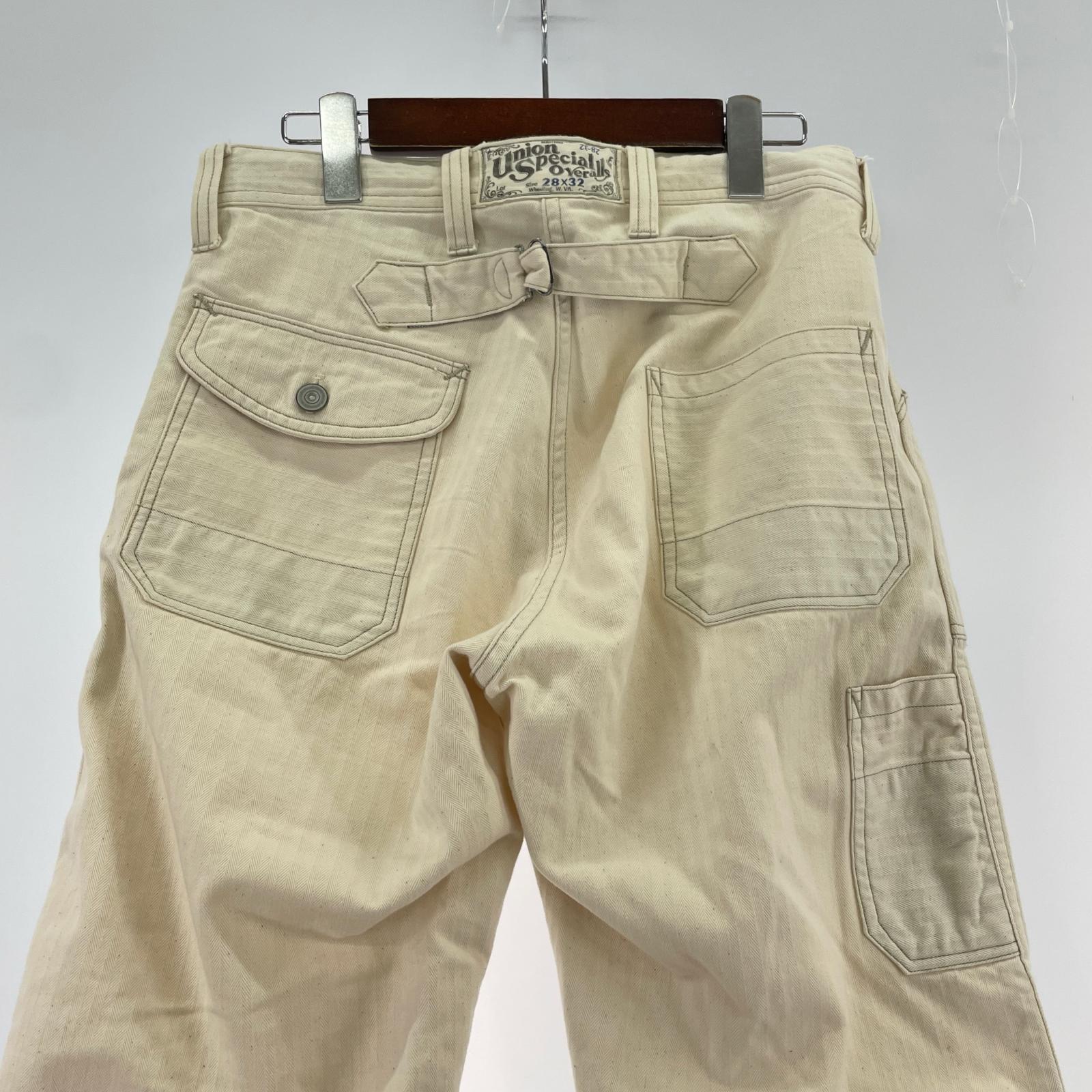 パンツ ヘリンボーン シンチバック W30 28