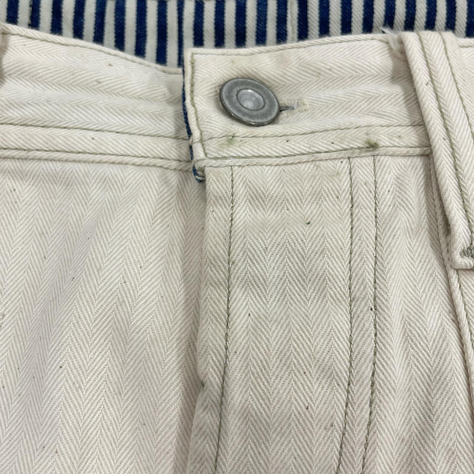 パンツ ヘリンボーン シンチバック W30 28