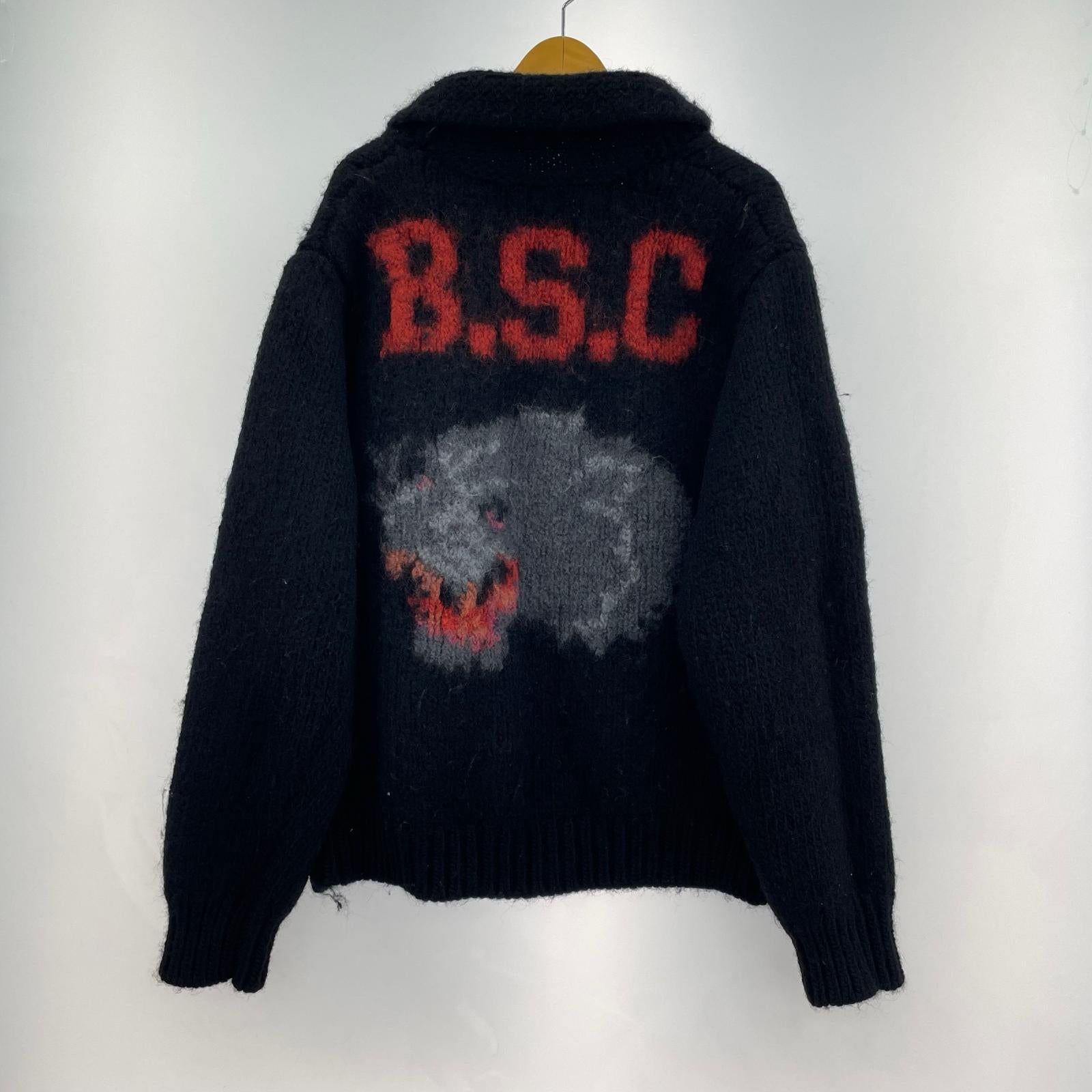 ジャケット Back Street Crawler ニット ジャケット 黒 L L ブラック