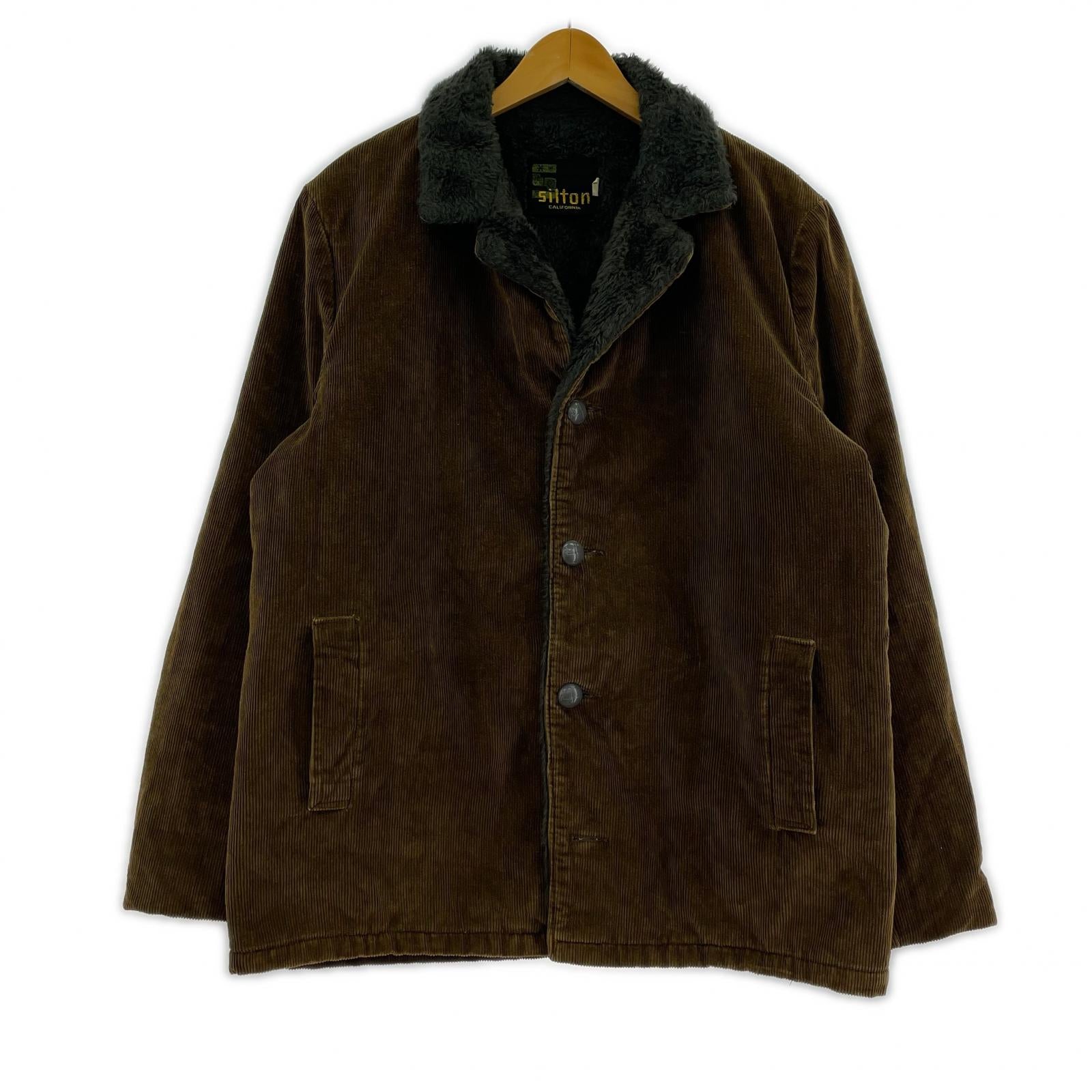 ジャケット silton コーデュロイ ジャケット 茶 42 42 ブラウン
