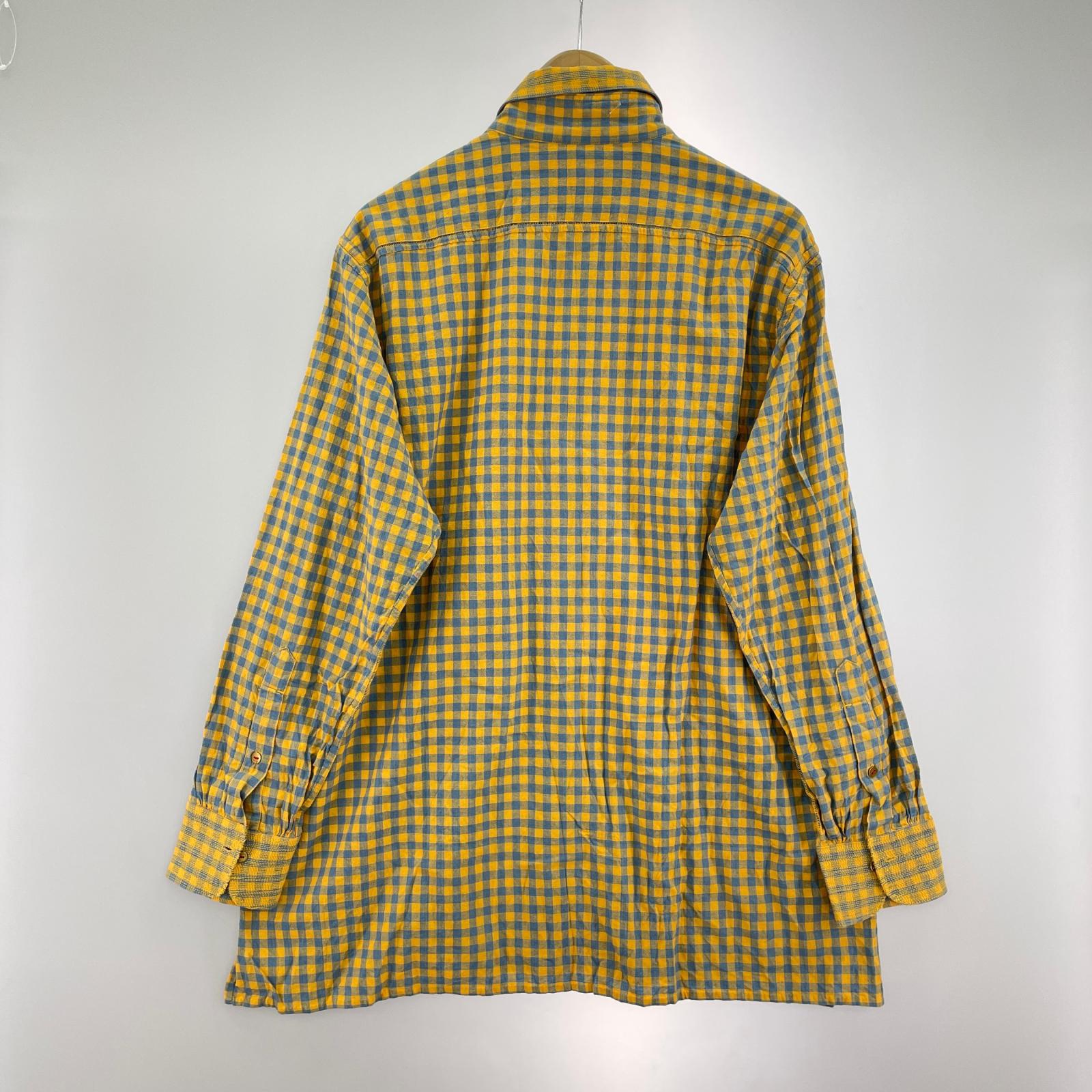 長袖シャツ GUPTA KHADI COTTON CHECK 2 イエロー 2 イエロー