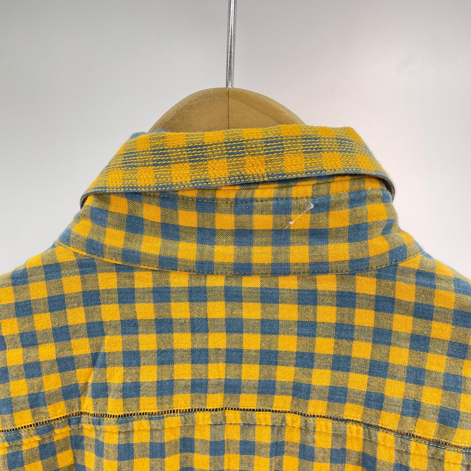 長袖シャツ GUPTA KHADI COTTON CHECK 2 イエロー 2 イエロー