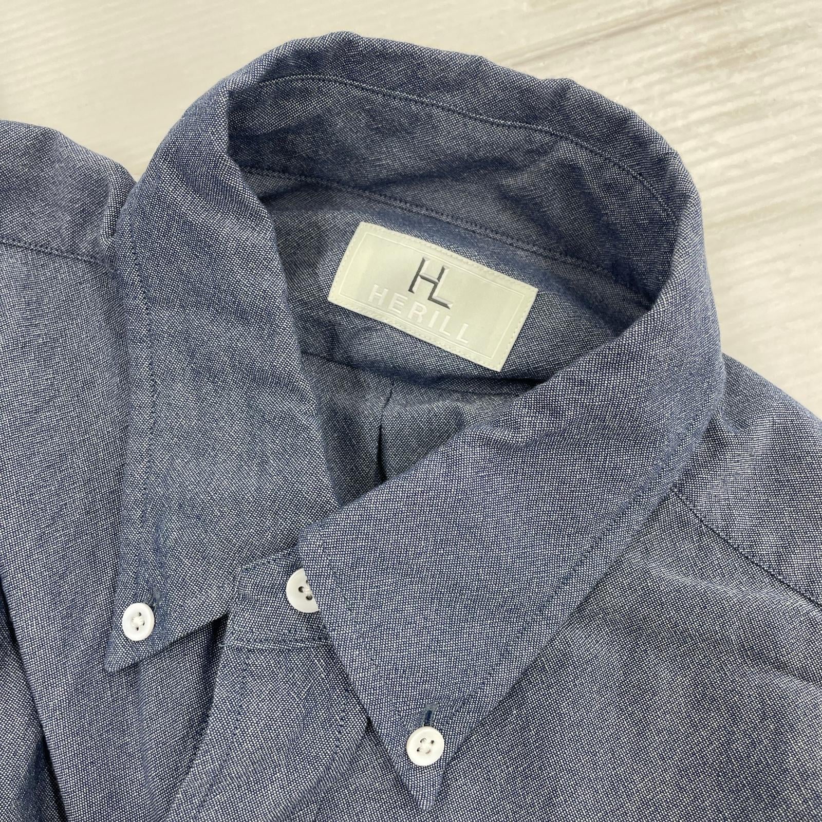 長袖シャツ Cotton Oxford shirt 2 ブルー 2 ブルー