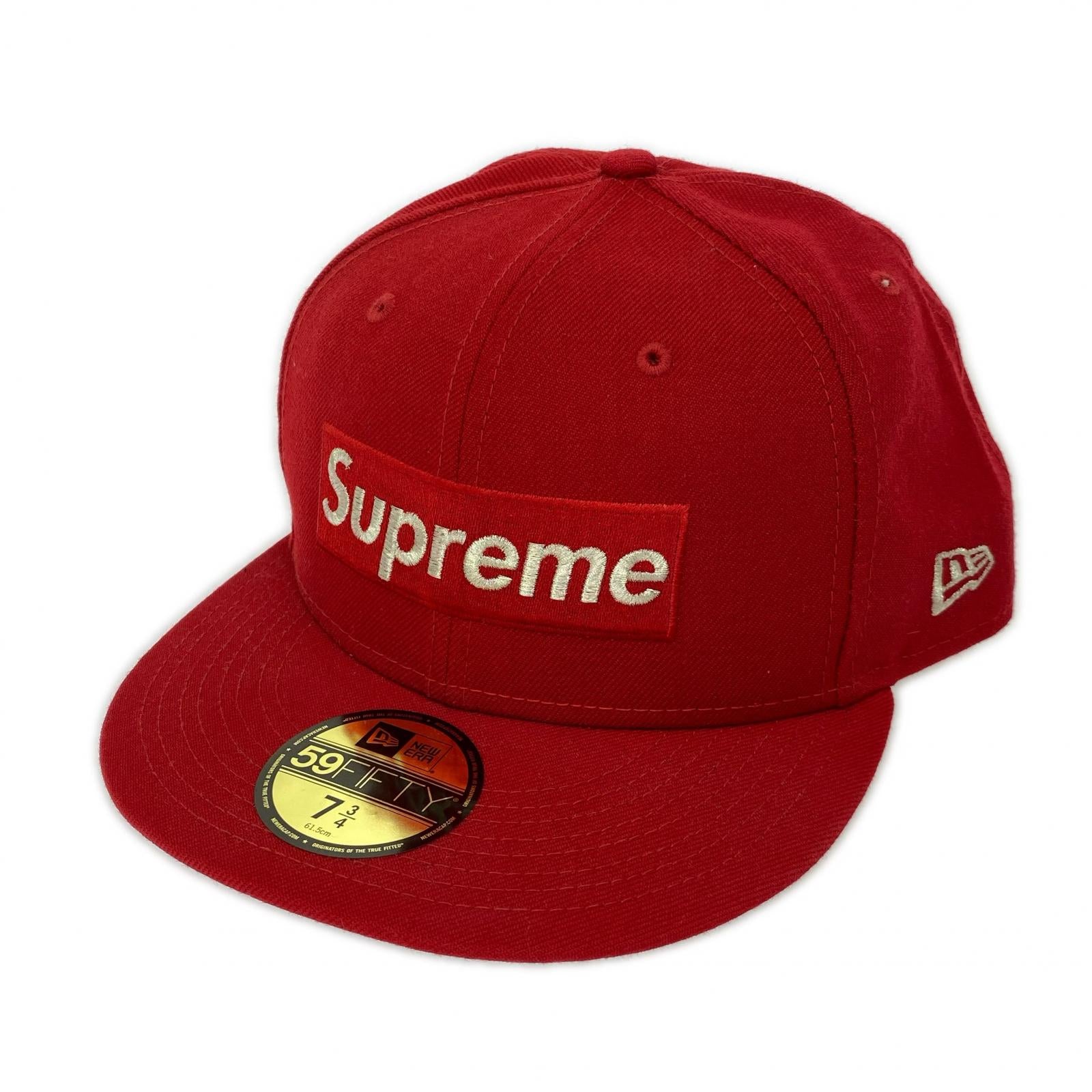 キャップ ×NEW ERA 59FIFTY $1M Metallic Box Logo レッド