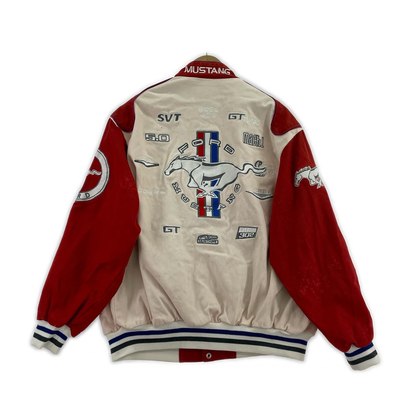 その他アウター Jh Design group マスタング レーシングジャケット 赤(L) L