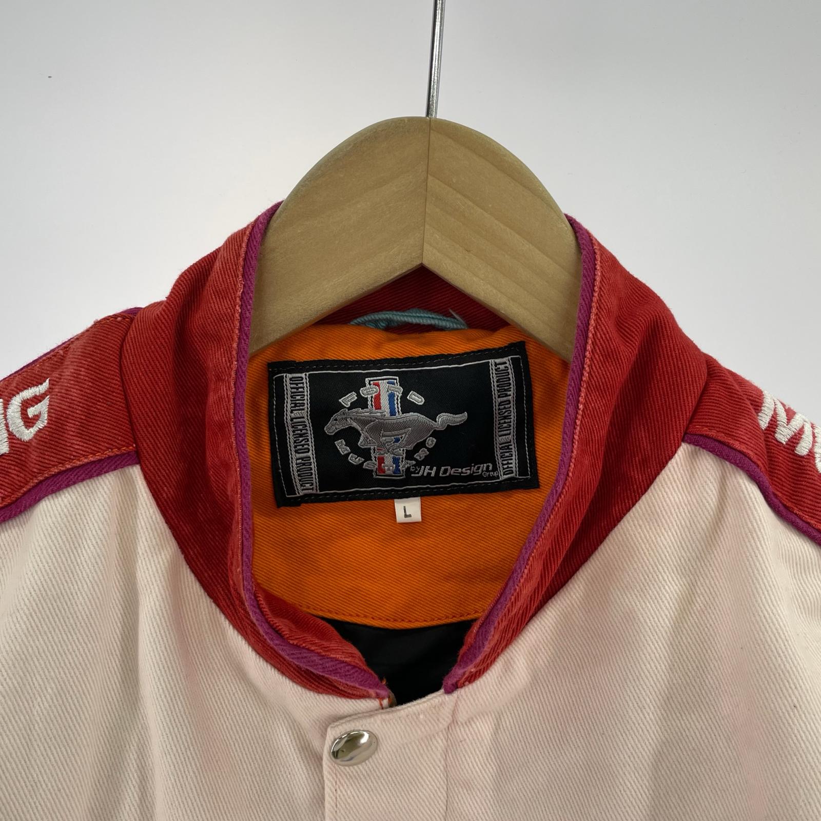その他アウター Jh Design group マスタング レーシングジャケット 赤(L) L