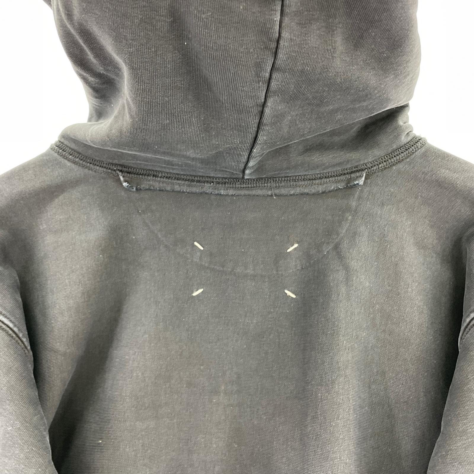 パーカー ウォッシュド加工パーカー 紺(S) S