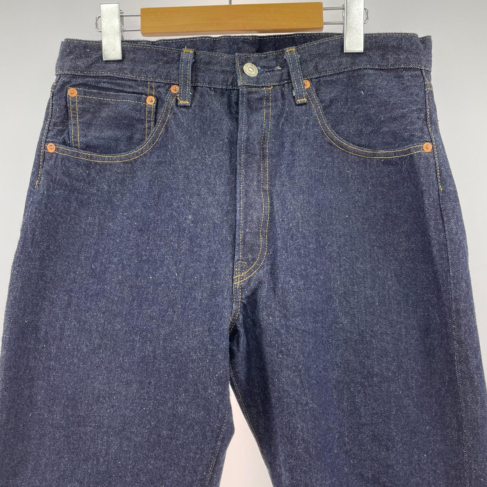 デニムパンツ 501 XX 復刻 W32 50155-0080 32 ネイビー