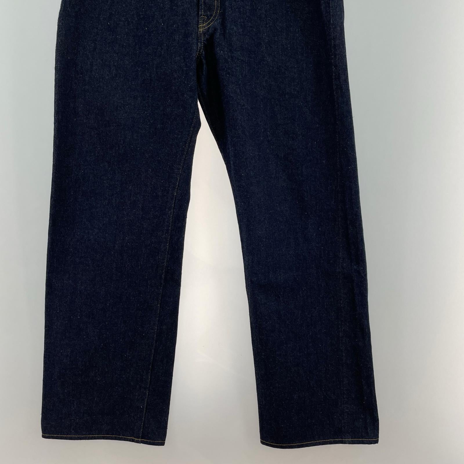 デニムパンツ 501 XX 復刻 W32 50155-0080 32 ネイビー
