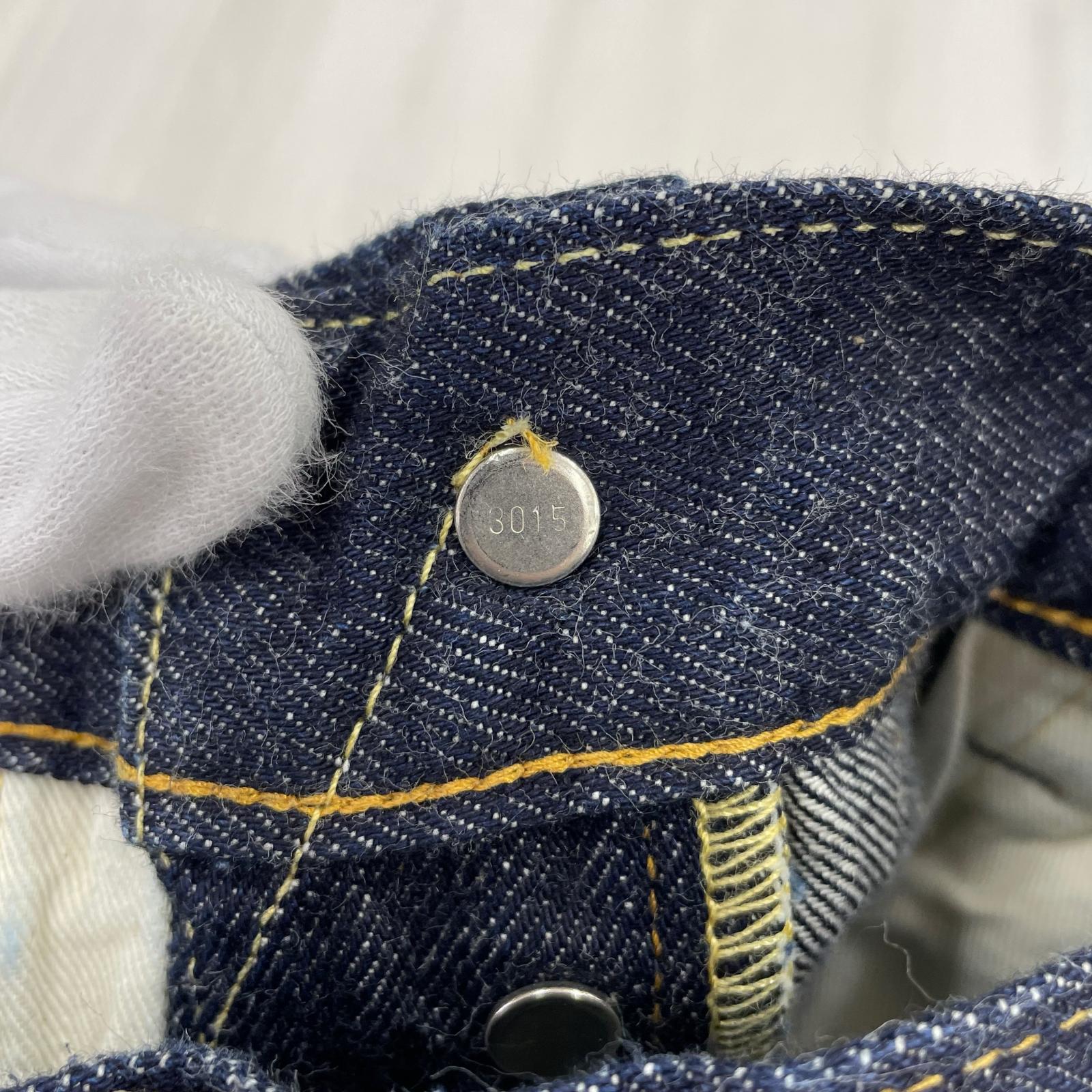 デニムパンツ 501 XX 復刻 W32 50155-0080 32 ネイビー